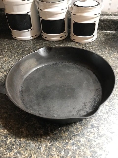 Quick & Easy Way to Clean Cast Iron - Hazelgreen Farms: